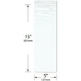 thumbnail image 2 of Plymor 5" x 15" (Pack of 500), 2 Mil Zipper Reclosable Plastic Bags, 2 of 3