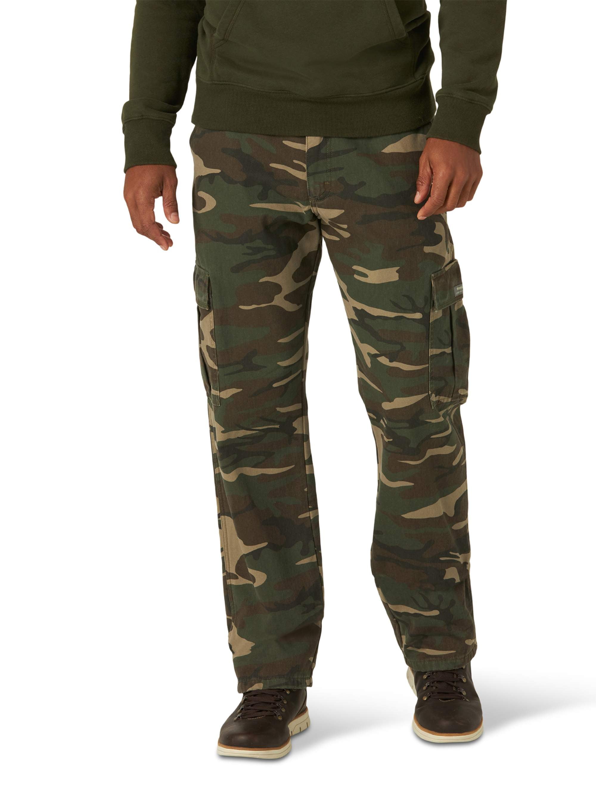 thermal lined camo jeans