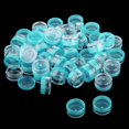 thumbnail image 3 of serony 50pcs Empty Round Makeup Jar Pot Travel Cream Powder Cosmetic Container Case Green, 3 of 7
