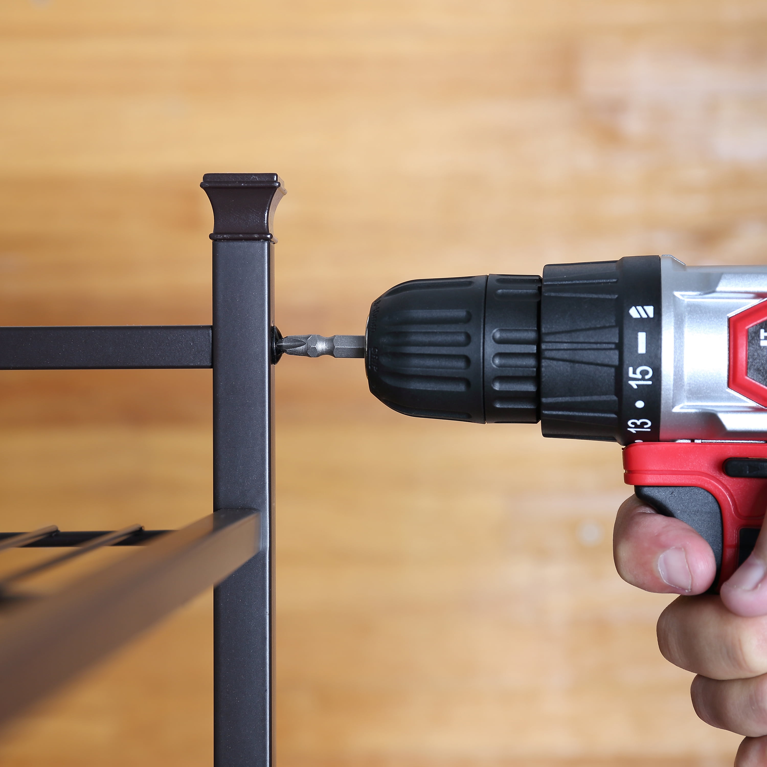Hyper Tough 20V Max Lithium-ion 3/8-in. Cordless Drill, 1/4-in. Impact Driver & Reciprocating Saw Combo Kit (3-Tool) with (2)1.5Ah Lithium-ion Batteries, Charger, Wood Blade, Bit Holder & LED Lights
