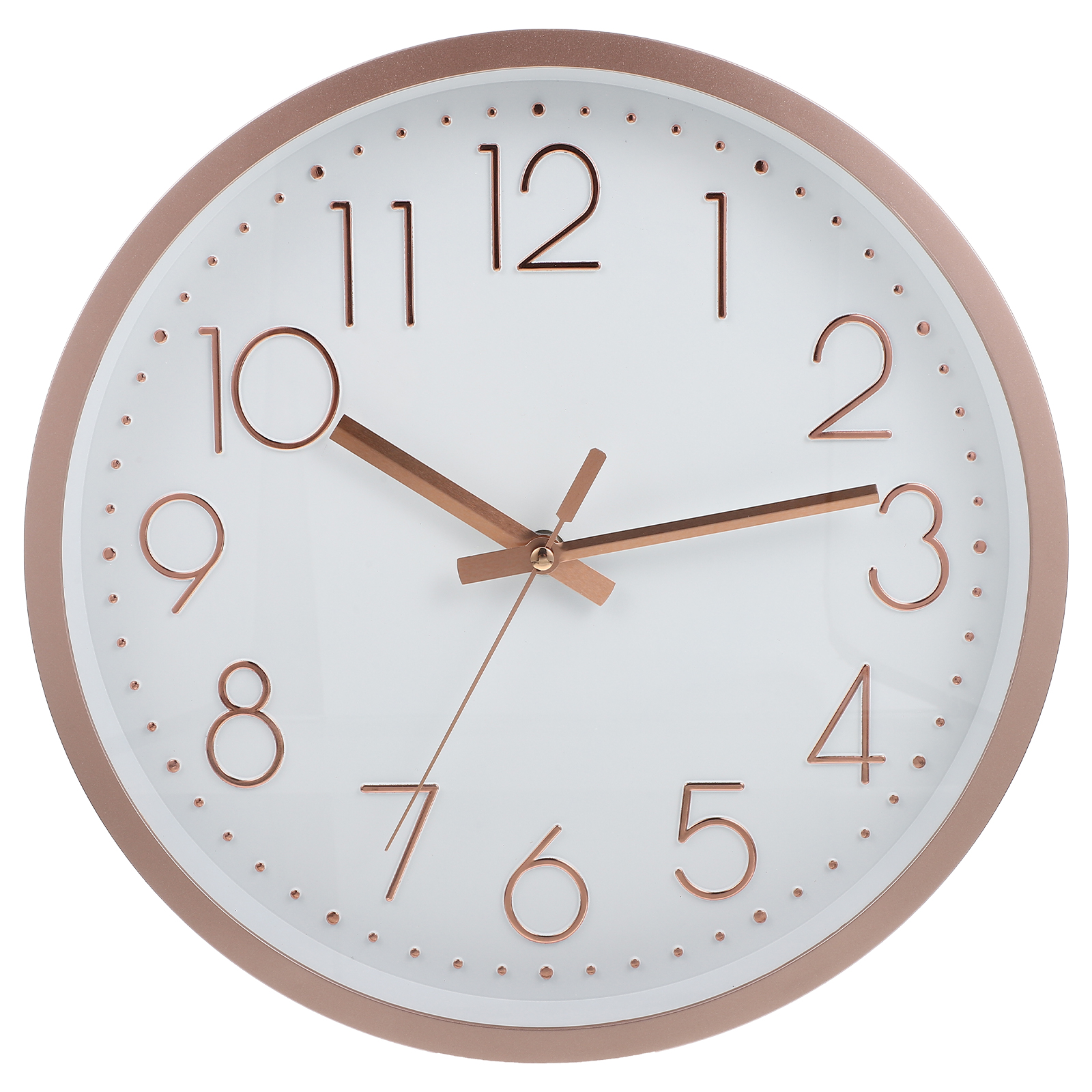 Hemoton Simple Wall Clock 12 Inch Wall Hanging Battery Operated Wall