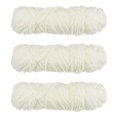 thumbnail image 1 of Unique Bargains Chenille Polyester Cream Yarn, 3 Skeins, 1 of 7