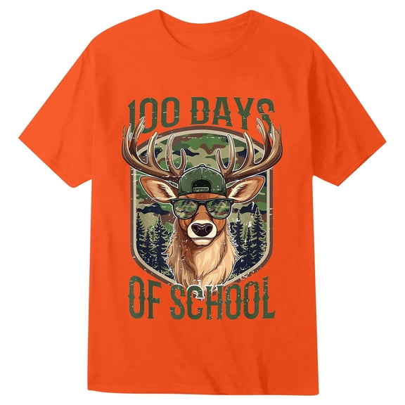 Girls Graphic Print Short Sleeve T Shirt Soft Casual Tee Everyday Play School Season Apparel For Kids Age 1 13Y