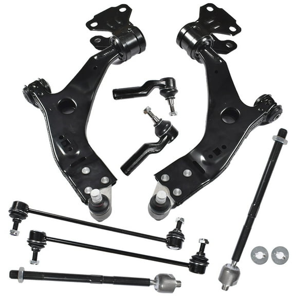 Genrics Front Suspension Kit Lower Control Arm Ball Joint Sway Bar Link Tie Rod End Kit 8 Piece Set Replacement for 2013-2018 Ford Escape