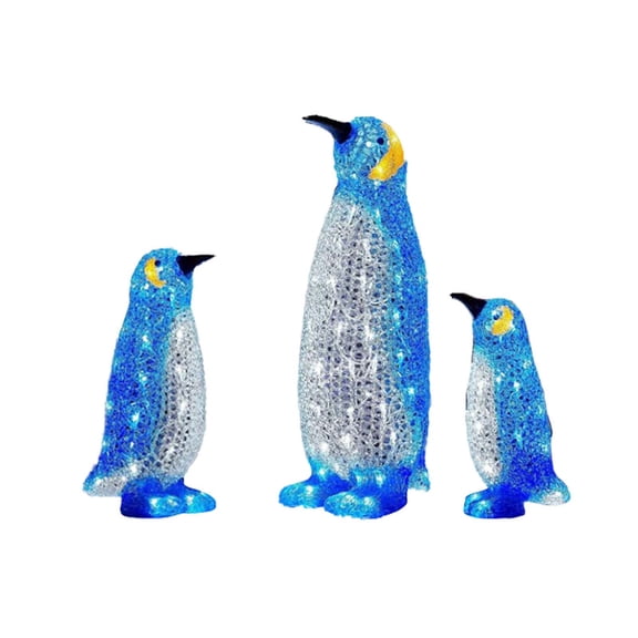 Penguin Decoration LED Christmas Outdoor Decorations Acrylic Christmas Ornaments Christmas Atmosphere Decoration Christmas Decorations Clearance