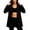 Black, variant on Women's Rain Jacket Lightweight Waterproof Mid Length Hooded Travel Outdoor Raincoat Zip Up with Pockets Windbreaker Black 2XL