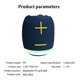 thumbnail image 4 of PAVEOS - Nuevo altavoz Bluetooth para uso doméstico con luces de colores, subwoofer de tela para exteriores, sistema de sonido portátil con tarjeta de inserción, altavoz Bluetooth grande,, 4 of 5