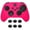Bright Pink, variant on PlayVital 3D Studded Edition Anti-Slip Silicone Cover Skin for Xbox Series X/S, Soft Rubber Case Protector for Xbox Core Wireless Controller with 6 Black Thumb Grip Caps - Bright Pink