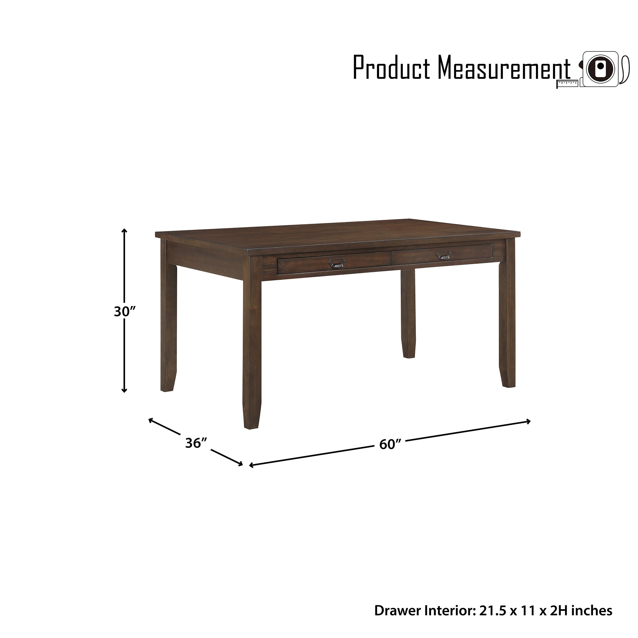 OakvillePark Cairo Dining Table, Dark Cherry
