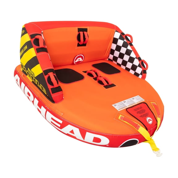 Airhead Big Mable 1-2 Rider Towable Tube for Boating, Dual Tow Points