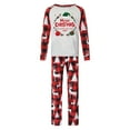 thumbnail image 5 of REORIAFEE Christmas Family Pajamas Matching Sets 2 Piece Big and Tall Loungewear Long Sleeve Top Pant Plaid Soft Sleepwear Red M-3XL, 5 of 7