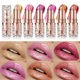 thumbnail image 2 of 6 Colors 3 in 1 Pearlescent Sparkling Lipstick Matte Glitter Waterproof Long Lasting Pearl Shine Lip Gloss Shimmer Sexy Makeup, 2 of 5