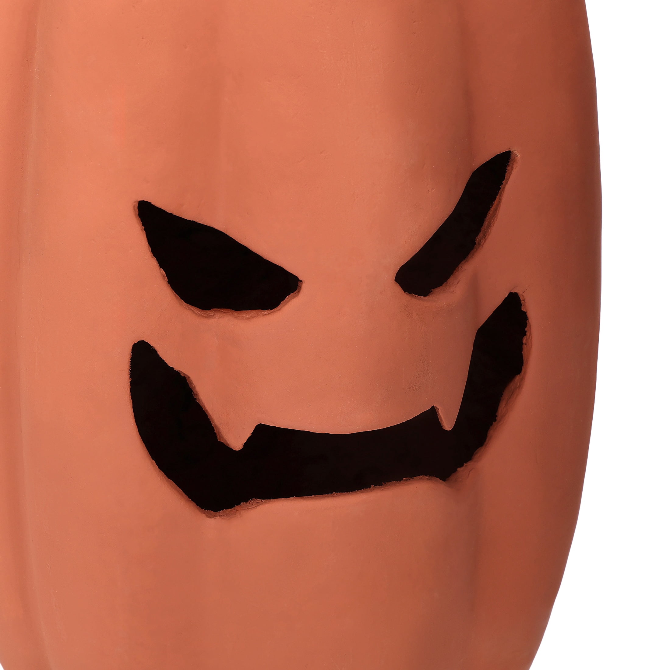 Paper Mache Jack-o'-Lantern Decoration, Brown, 12.6", Halloween by Way To Celebrate