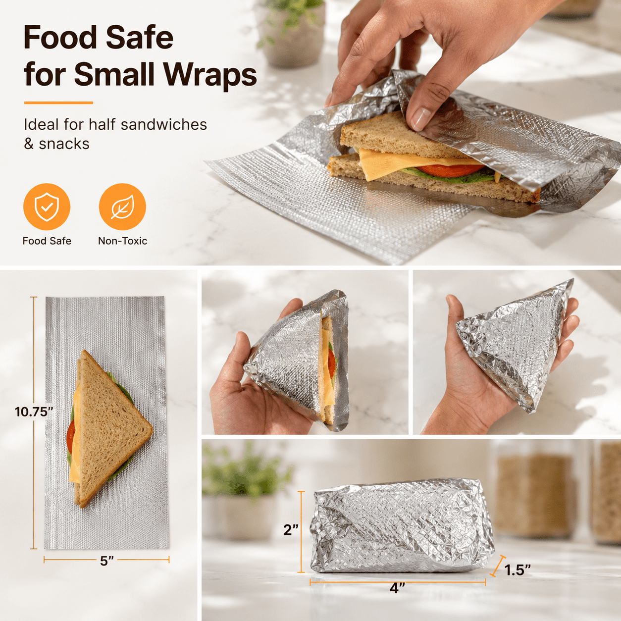 ForPro Embossed Foil Sheets 900S, 9” W x 10.75” L, 500-Count, Aluminum Foil, Pop-Up Dispenser, for Hair Color Application and Highlighting, Food Safe