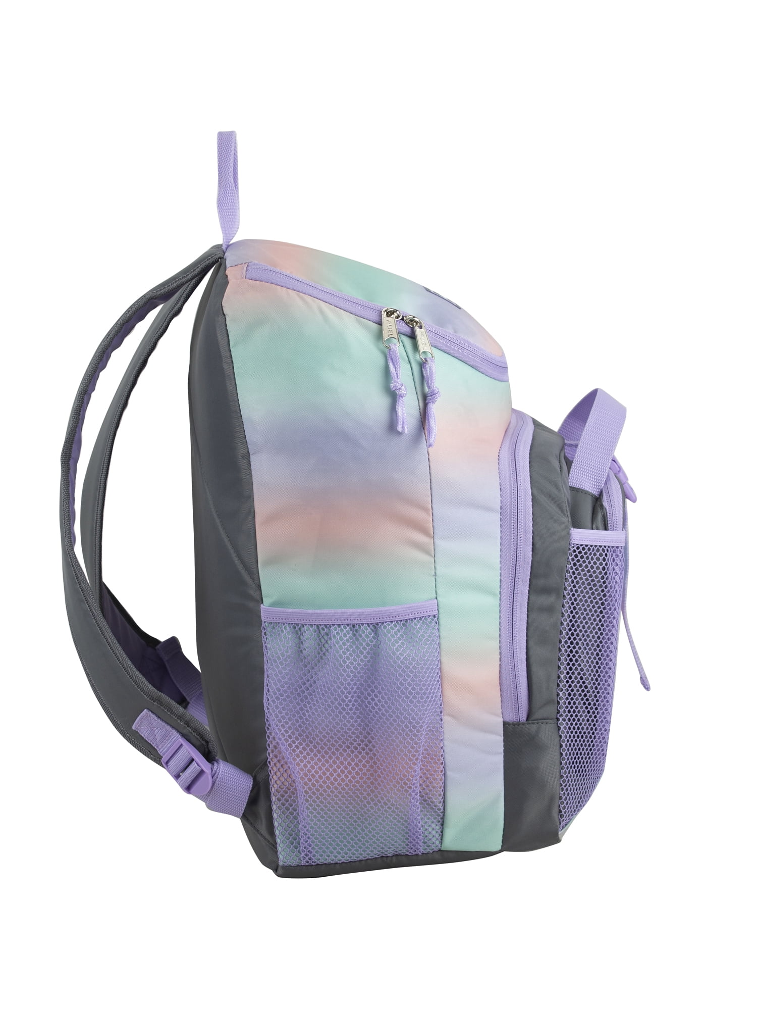 Fuel Unisex Top Loading Backpack and Lunch Bag Set, 2-Piece, Pink Blue Gradient