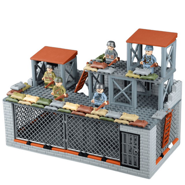 Jouets de Construction de Château, Modèle de Blocs de Construction, Adapté pour Adolescents et Adultes-HAPDEN