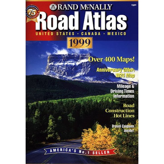 Pre-Owned Rand McNally Road Atlas: United States, Canada, Mexico (Paperback) 0528840096 9780528840098