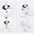 thumbnail image 3 of Deformable Led Bulb Led Light Bulb Led Basement Lights Deformable LED Bulb Folding White Spherical Solar LED Emergency Light Bulb For Outdoor Camping Night Market USB Dual Battery, 3 of 8