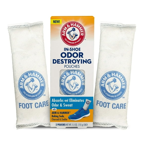 Arm & Hammer in-Shoe Odor Destroying Pouches, 2 Pack - 2 Box