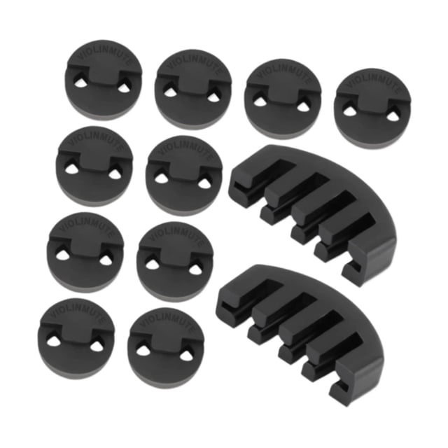 Maytalsory Rubber Violin Practice Mute Set String Mute Replacement long term performance Accessory Pcs 2 Claw