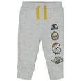 thumbnail image 4 of Star Wars Yoda Darth Vader R2-D2 Newborn Baby Boys Zip Up Sleep N' Play Bodysuit Jogger Pants and Hat 4 Piece Outfit Set Newborn, 4 of 5
