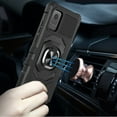 thumbnail image 6 of For BLU View 5 Pro Hybrid Dual Layer with 360° Rotate Magnetic Ring Stand Holder Kickstand TPU Rugged PC Shockproof Cover ,Xpm Phone Case [ Black ], 6 of 10