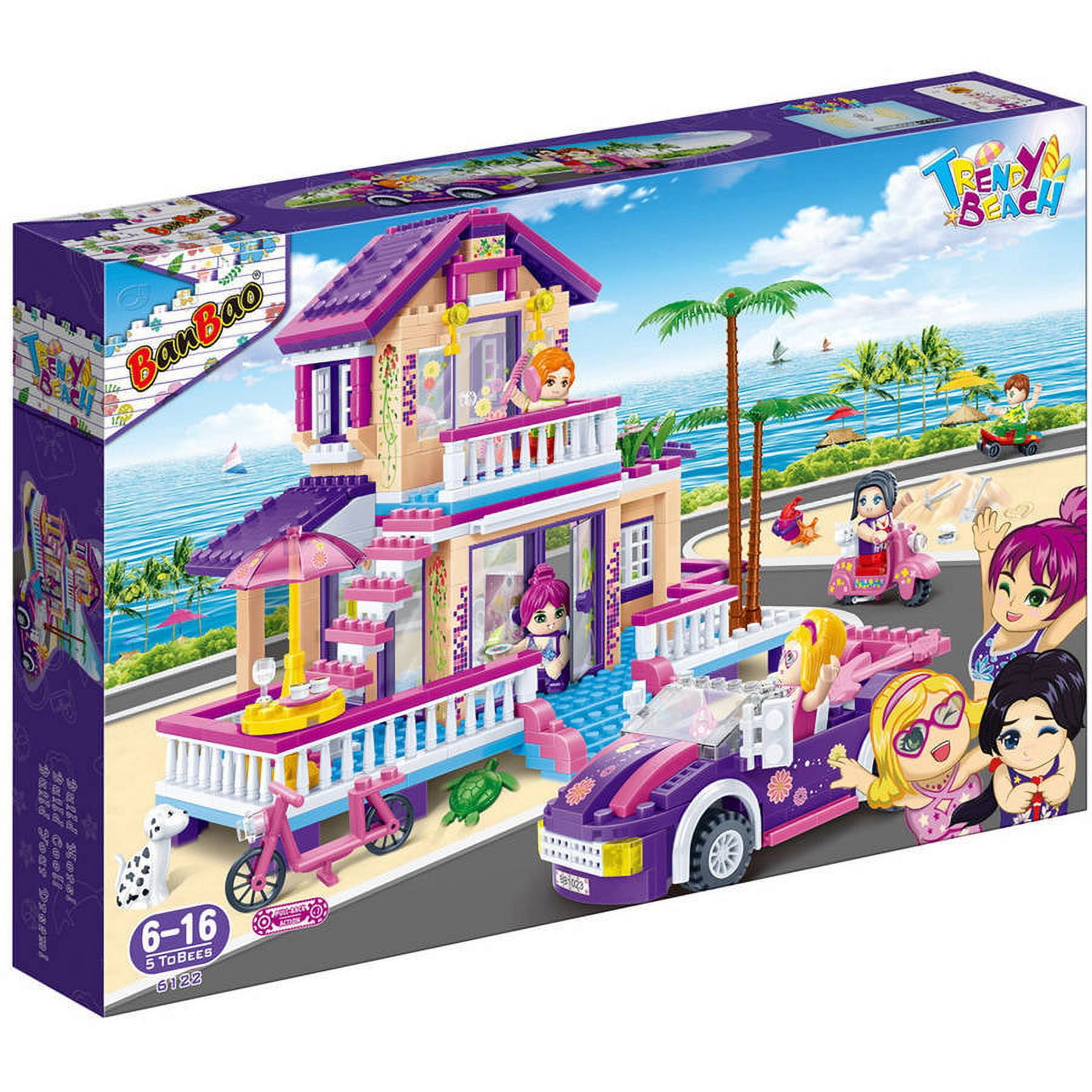 BanBao Trendy Beach Beach House 565-Piece Building Set