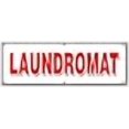 thumbnail image 2 of 72" LAUNDROMAT Banner Sign wash fold Coin Laundry Dry Cleaning 24 Hour Open, 2 of 4