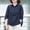 Navy, variant on YHAJDS Womens T Shirts Blouses for Women Short Sleeve Asymmetric Neck Solid Color Casual Top
