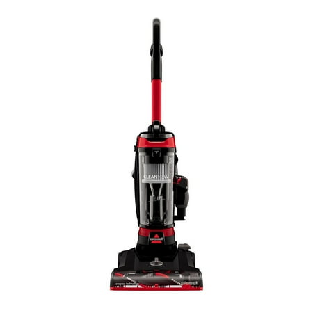 BISSELL CleanView Bagless Upright Vacuum  OnePass Technology  Active Extension Wand  Multi-Level Filtration  Black  Model 3533  Red/Black