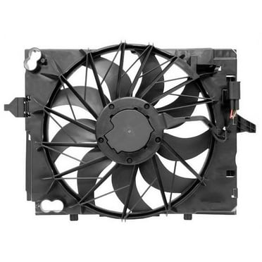 A/C Condenser Fan Assembly - Compatible with 2006 - 2010 BMW 650i 2007 2008 2009