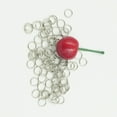 thumbnail image 4 of KAKOWELY 100pcs Split Rings 10mm External Diameter Stainless Steel Key Chain Rings for Making Crafts,0.39X"X0.39"X0.08", 4 of 4