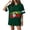 Dark Green Short Sleeve, variant on Mexico Soccer Jersey for Women Short Sleeve Y2k Summer Tops Crew Neck Comfy Soccer 2026 Shirts Spain Brazil Argentina France Germany Portugal Black 2XL