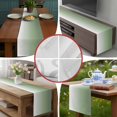 thumbnail image 5 of Burlap Table Runner 36 Inches Long,Spring Gradient Simplistic Non-Slip Kitchen Table Runners for Dining Room Everyday Use Party Table Decorations Simple Sage Green White Ombre, 5 of 9