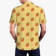thumbnail image 4 of Balery Hand Drawn Strawberry Printed Men’s Short Sleeve Polo Shirt, Midweight Men's Shirt,Golf Polo shirts -Medium, 4 of 9