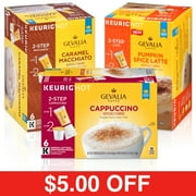 Latte Variety Pack: Gevalia Pumpkin Spice, Caramel Macchiato, & Cappuccino Espresso