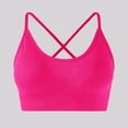 thumbnail image 2 of Wensltd Womens Sport Yoga Bras Crew Neck Sleeveless Cropped Tops Trendy Workout Fitness Push Up Bra, 2 of 5