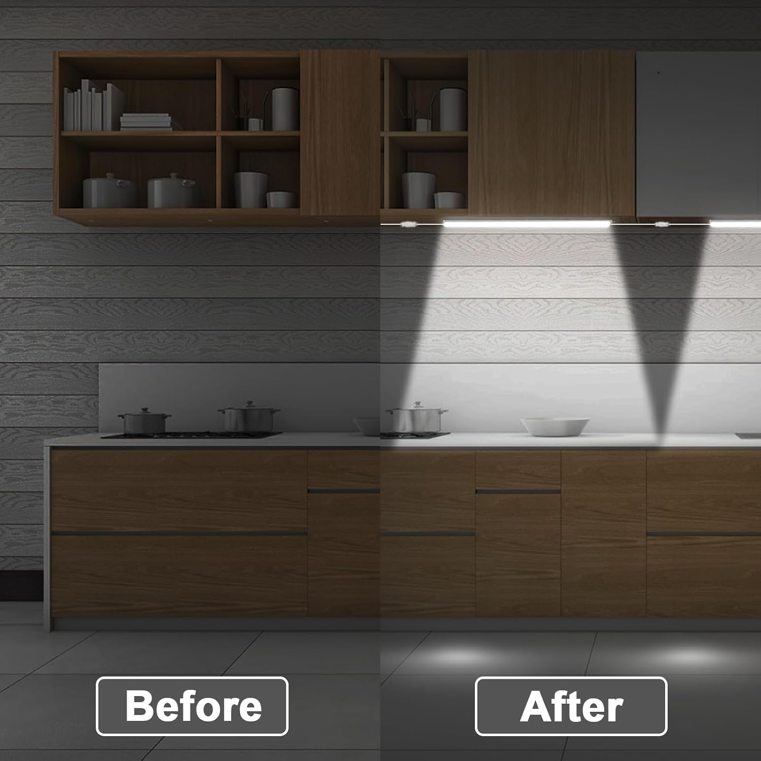 Under Cabinet Lights, Super Bright Led Under Cabinet Lighting 3 Color Temperatures Dimmable 12 Inch Ultra Thin Cabinet Lights with Remote App Control, Led Light for Kitchen Closet (3 Pcs)