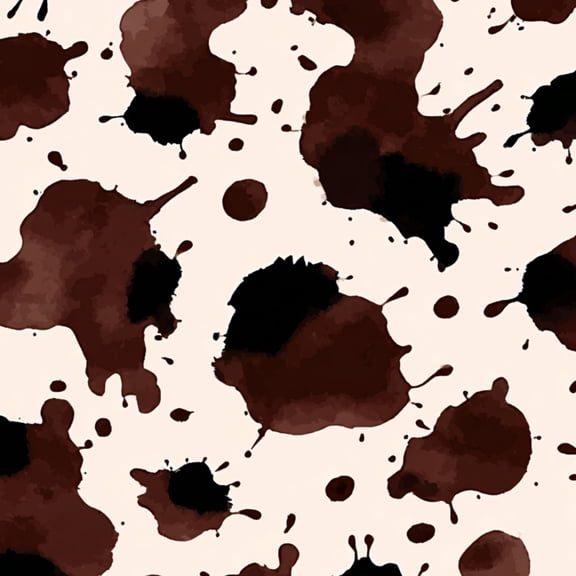 Peel and Stick Wallpaper Brown Black Ink Splatter Abstract White Wall Mural 17.7in x 9.8ft Self Adhesive Removable Wall Paper Renter Friendly Wallpaper for Nursery Bedroom Cabinets