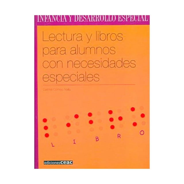 Libro Lectura Y Libros Para Alumnos Necesidades Especiales Tapa Blanda, Autor Gabriel Comes Nolla, Editorial Planeta Publishing