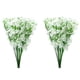 thumbnail image 1 of 24 Tallos Blanco Artificial Gypsophila Silk Flower Bunch Baby's Breath, 1 of 5