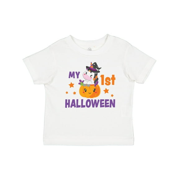 Inktastic My 1st Halloween with Unicorn Witch Girls Baby T-Shirt