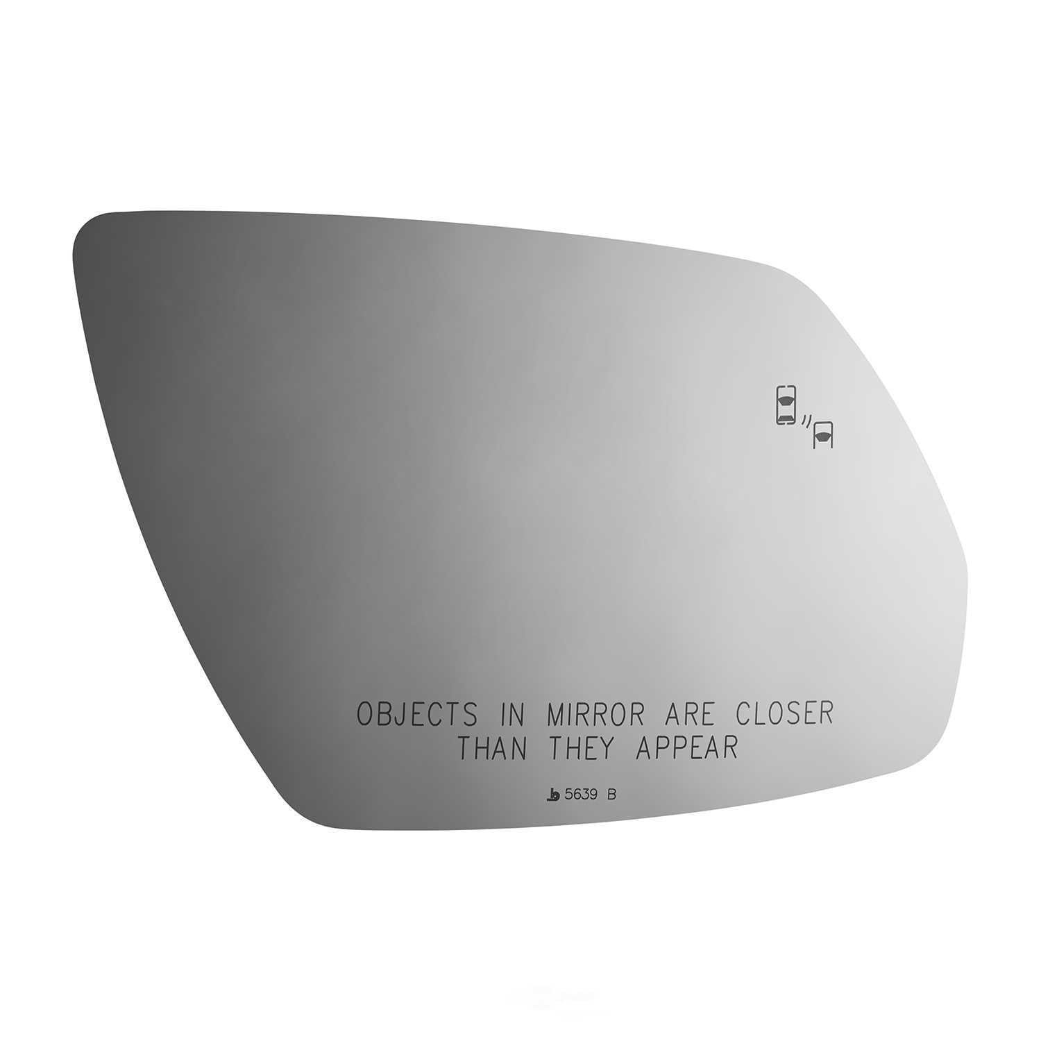 Burco Side View Mirror Replacement Glass - Clear Glass - 5639B
