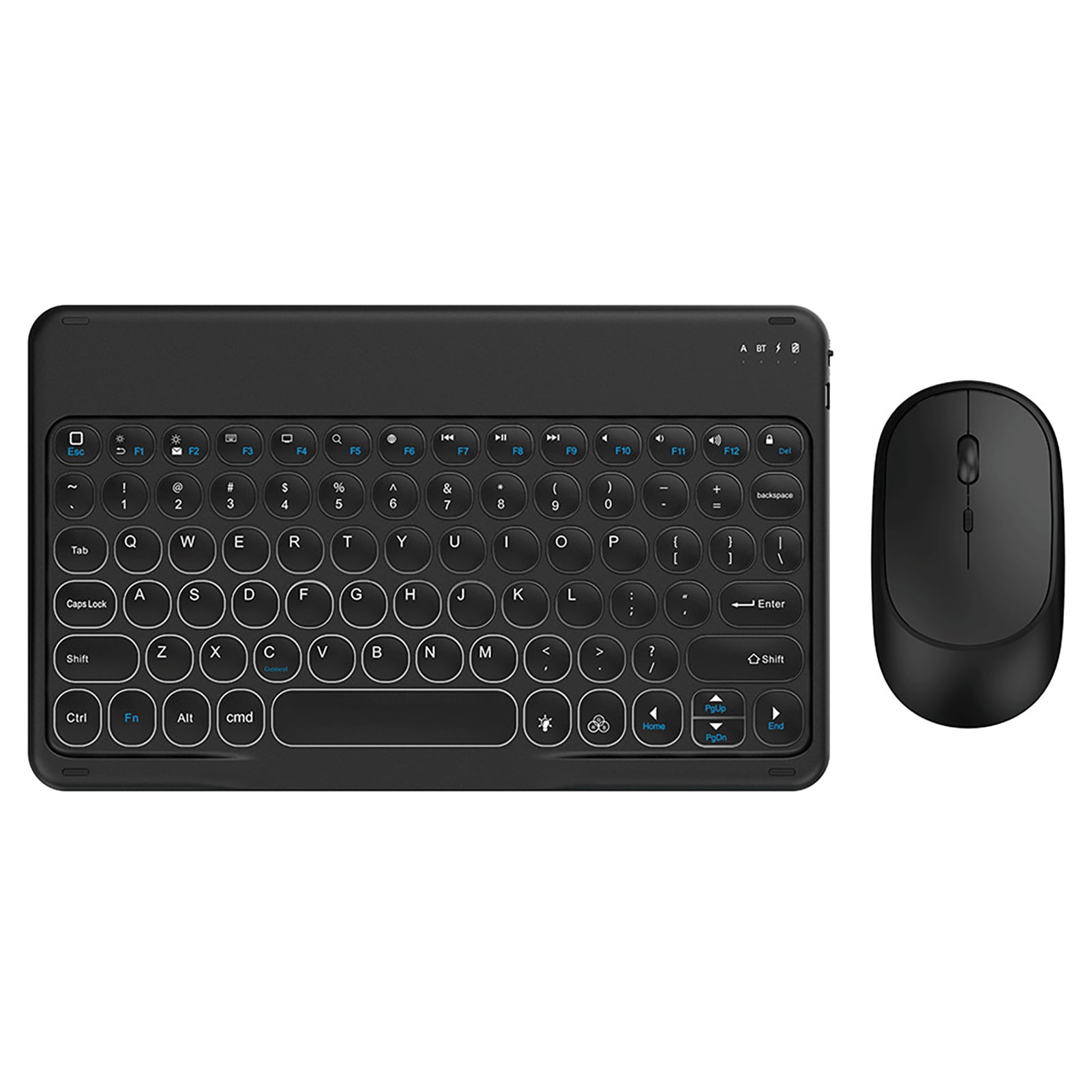 vedholdende Prædike Utilgængelig Visland Multi-Device Bluetooth Keyboard Mouse Quick Response Long Standby  Time Slim Tablet Noiseless Mini Mouse – Windows, Mac, Chrome OS, Android,  iPad, iPhone, Apple TV Compatible - Walmart.com