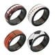 thumbnail image 1 of Anillo giratorio de Acero inoxidable ZHAOCHENG 4 estilos 8 mm baloncesto Fútbol voleibol rugby kit de alianzas de boda, 1 of 5