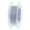 thumbnail image 2 of JAM Paper Sheer Ribbon, 7/8 in x 25 Yards, Silver, 1 per Pack, 2 of 5