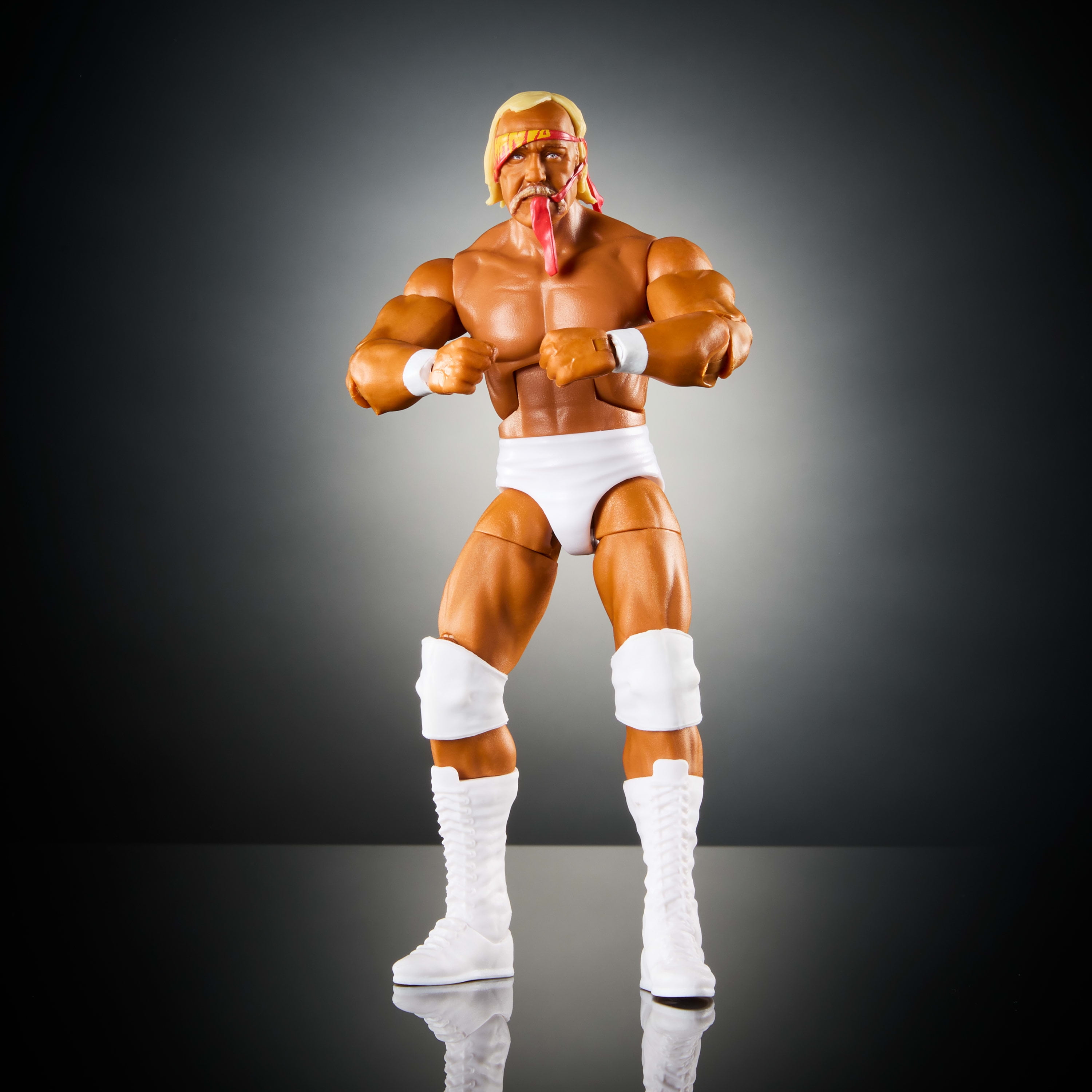 WWE Elite Hulk Hogan Action Figure, Greatest Hits 6-inch Collectible with Articulation & Accessories