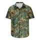 thumbnail image 4 of Blusa y camisa de manga corta con cuello vuelto para hombre, moda de verano, estampado floral, camisa de manga corta con solapa, blusa para hombre, 4 of 4