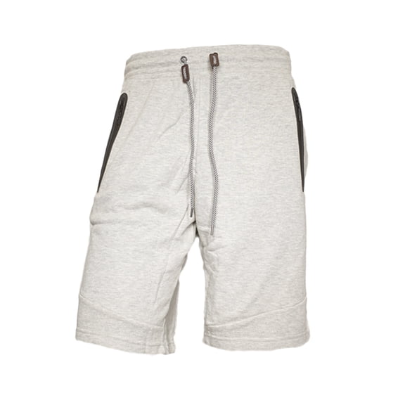 Wicked Stitch Mens Athletic Active Gym Workout Running Sports Shorts Heather Grey