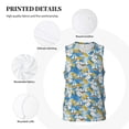 thumbnail image 3 of Sikiie Flower and Sail Boat Basketball Jersey Reversible Men's Mesh Athletic Sports Shirts Training Practice S-4XL4X-Large, 3 of 6